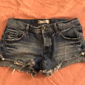 Free People Jean Shorts sz 24